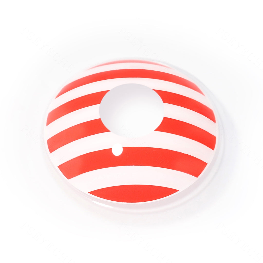 Red And White Striped Contacts Secondary image