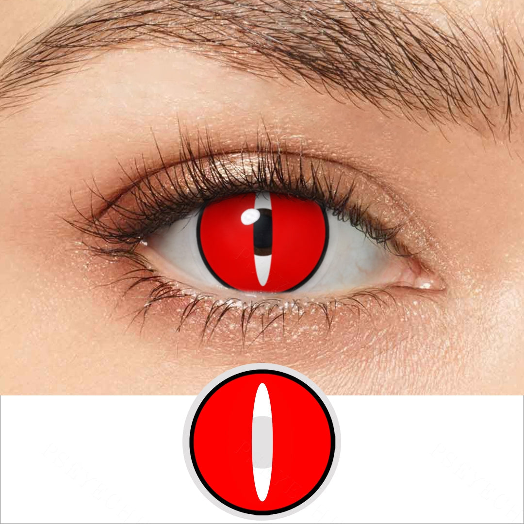 Red Demon Eyes Contact Lenses Main image