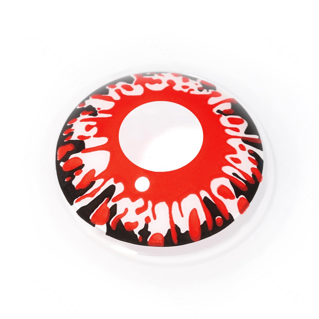 Red Lava Contact Lenses Secondary image