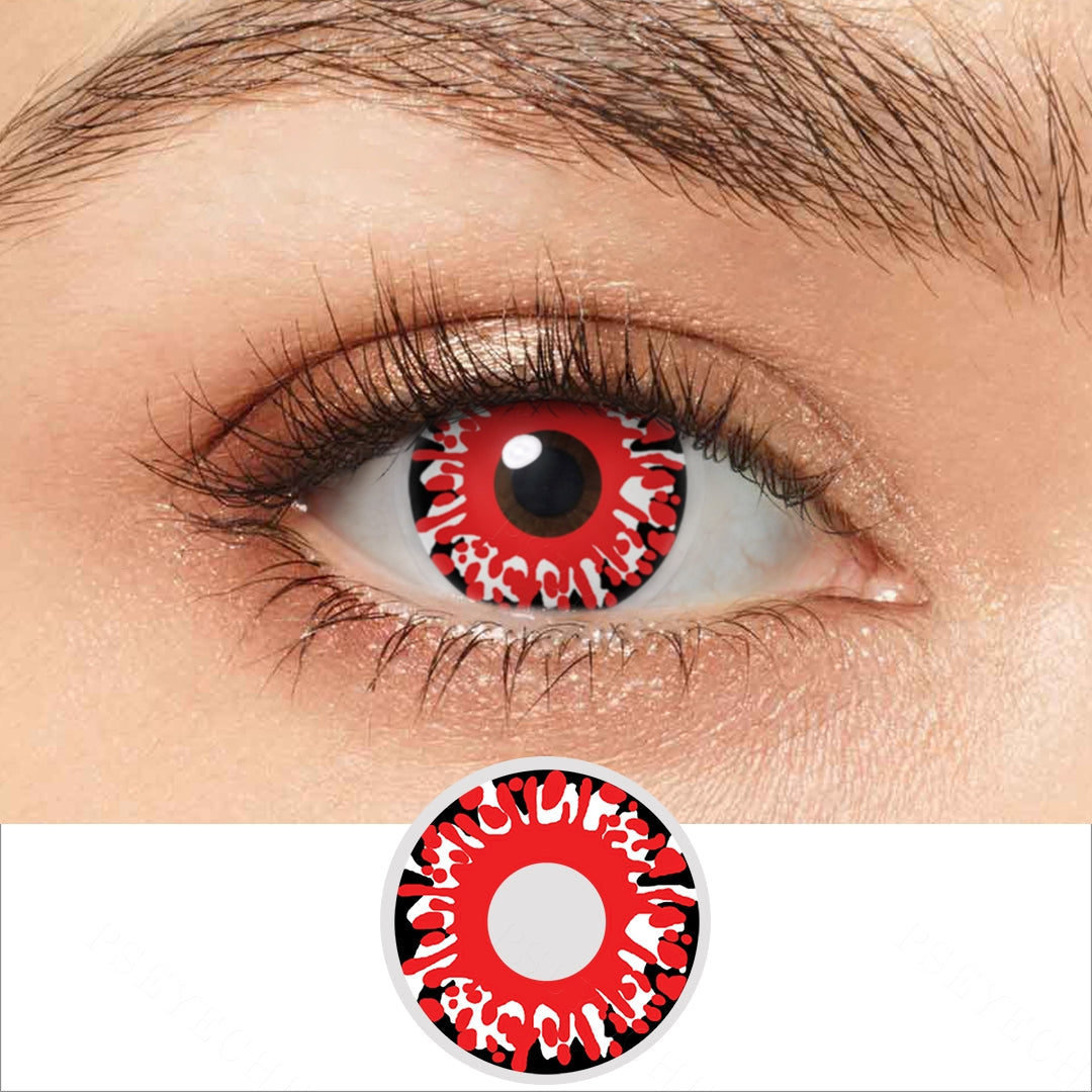 Red Lava Contact Lenses Main image