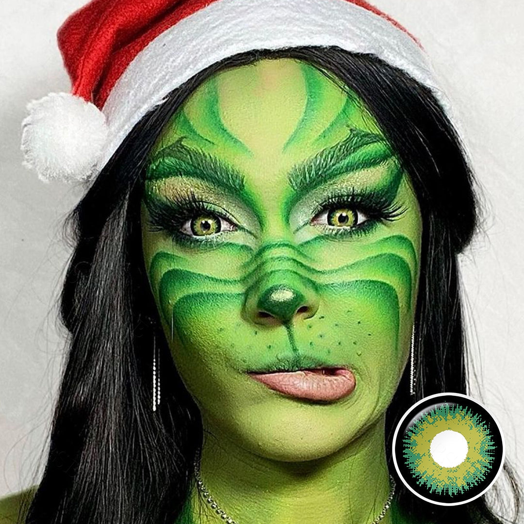Maleficent Emerald Green Theatrical Contact Lenses