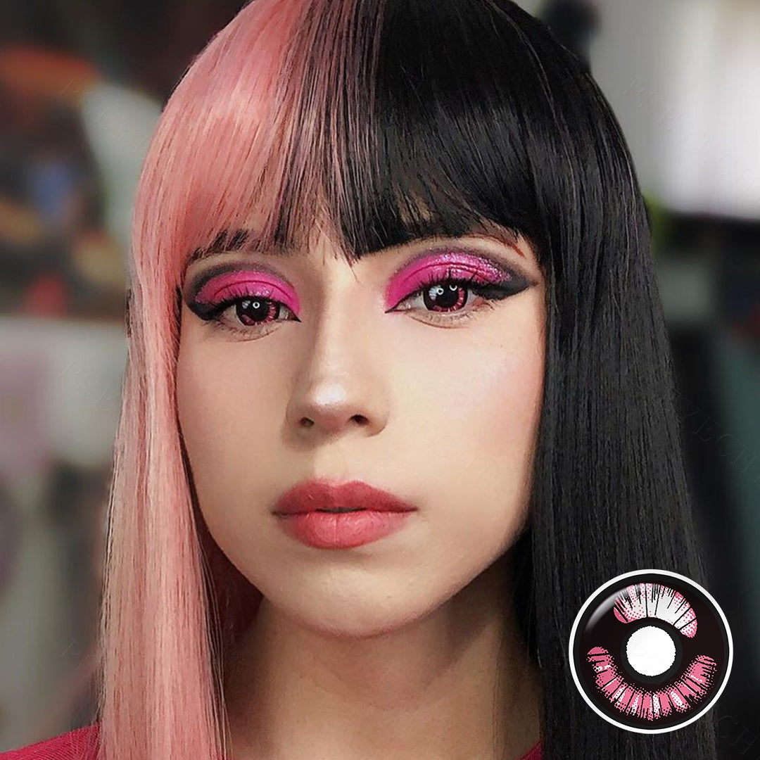 Girly Pink Anime Contacts Secondary image