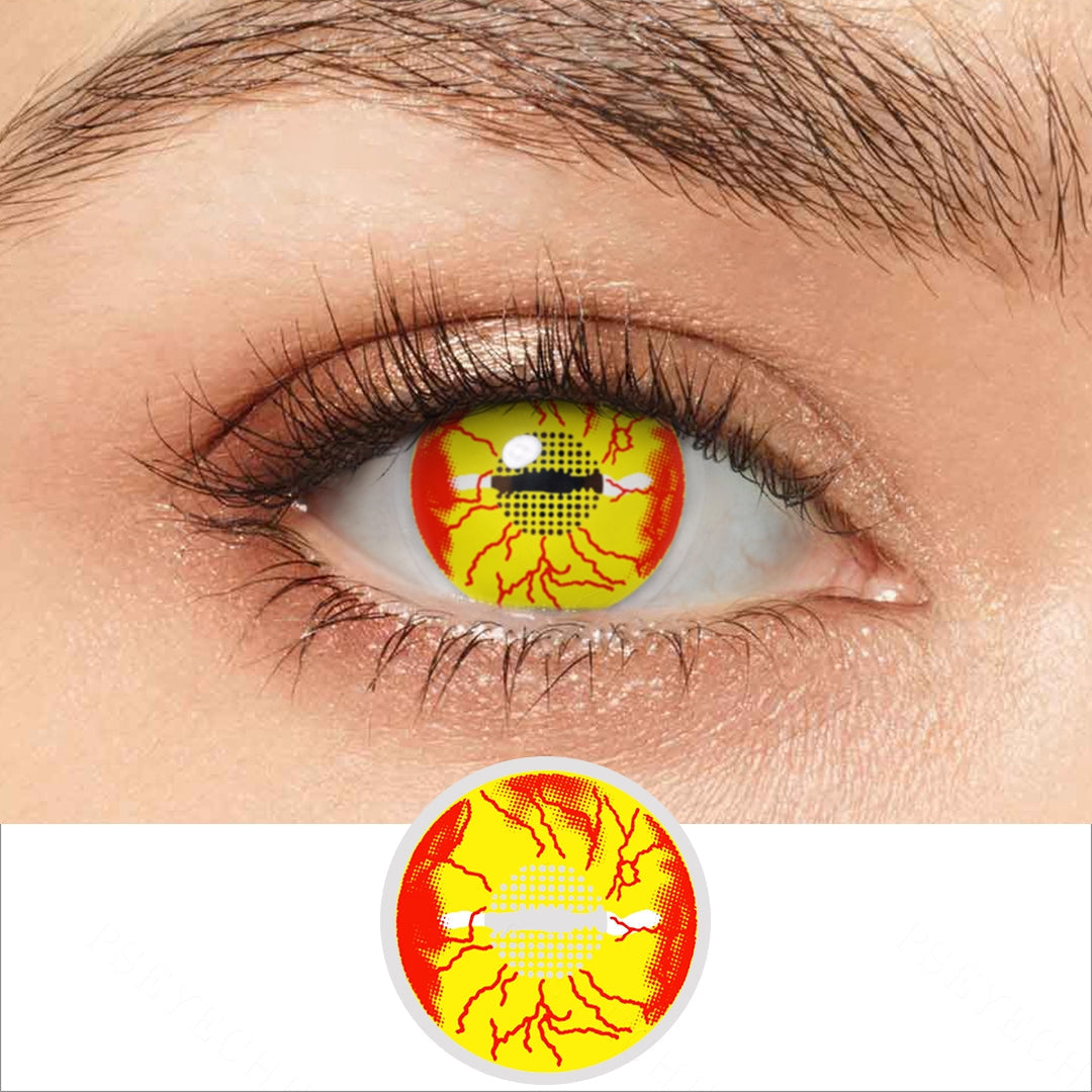 Dragon Eye Yellow Contact Lenses Main image
