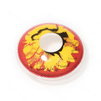 Red Yellow Burst Contacts