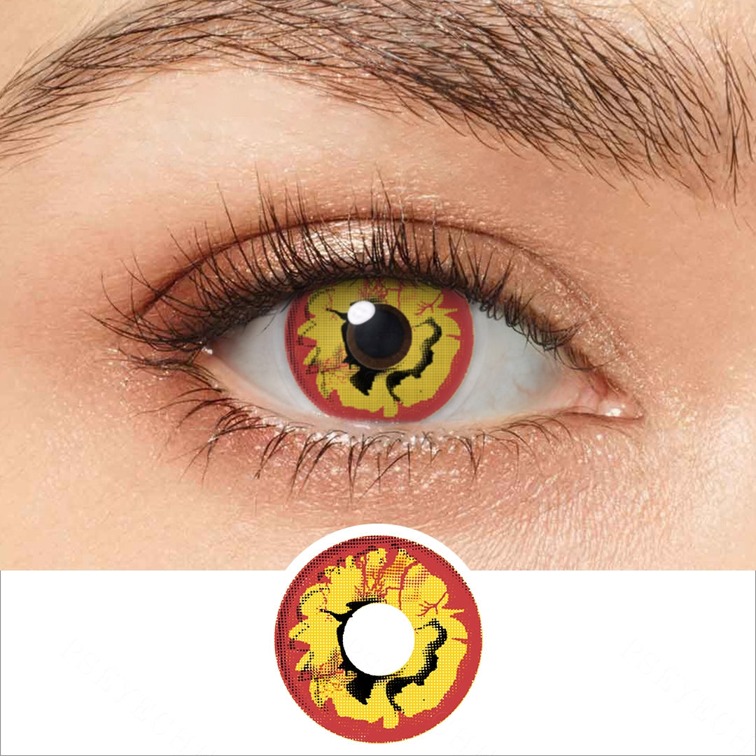 Red Yellow Burst Contacts Main image