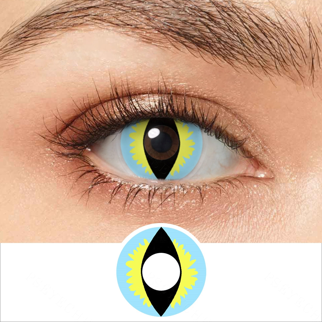 Ice Blue Dragon Eye Contacts Main image
