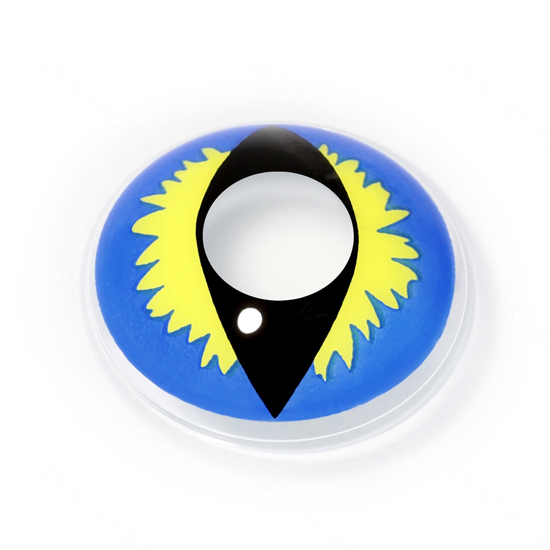 Blue Dragon Eye Contacts Secondary image
