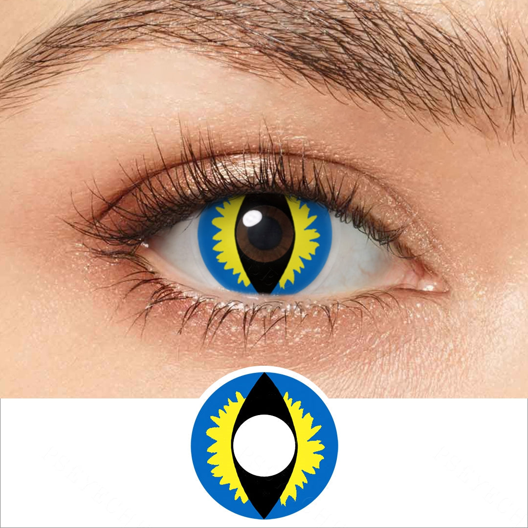 Blue Dragon Eye Contacts Main image