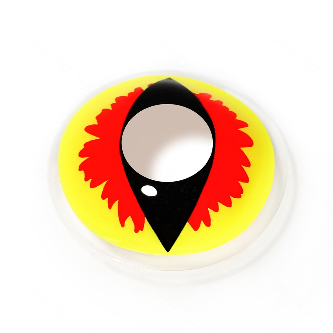 Yellow Dragon Eye Contacts Secondary image