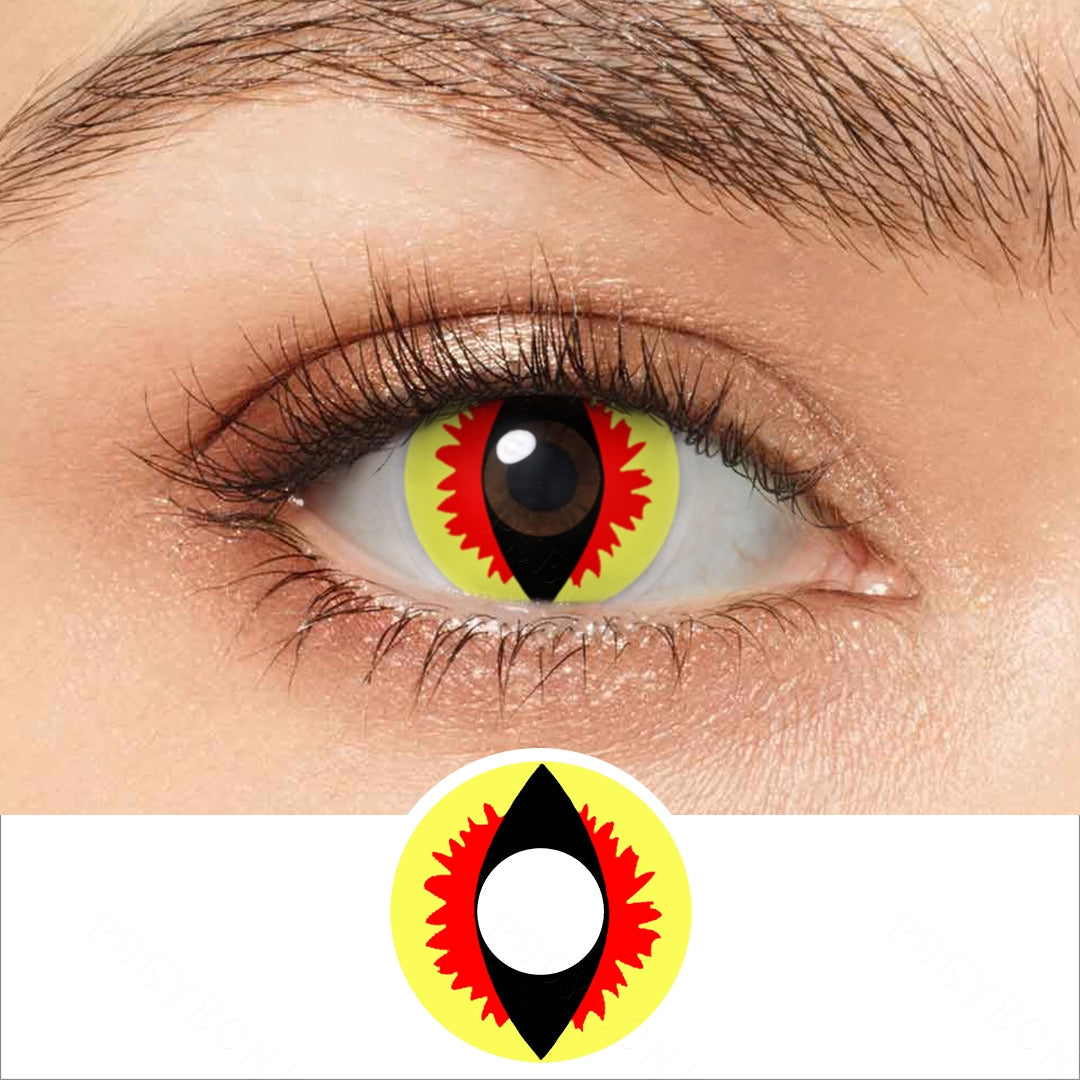 Yellow Dragon Eye Contacts Main image