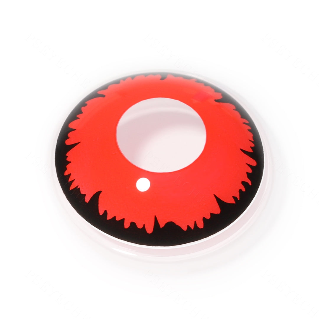 Angelic Red Contact Lenses Secondary image