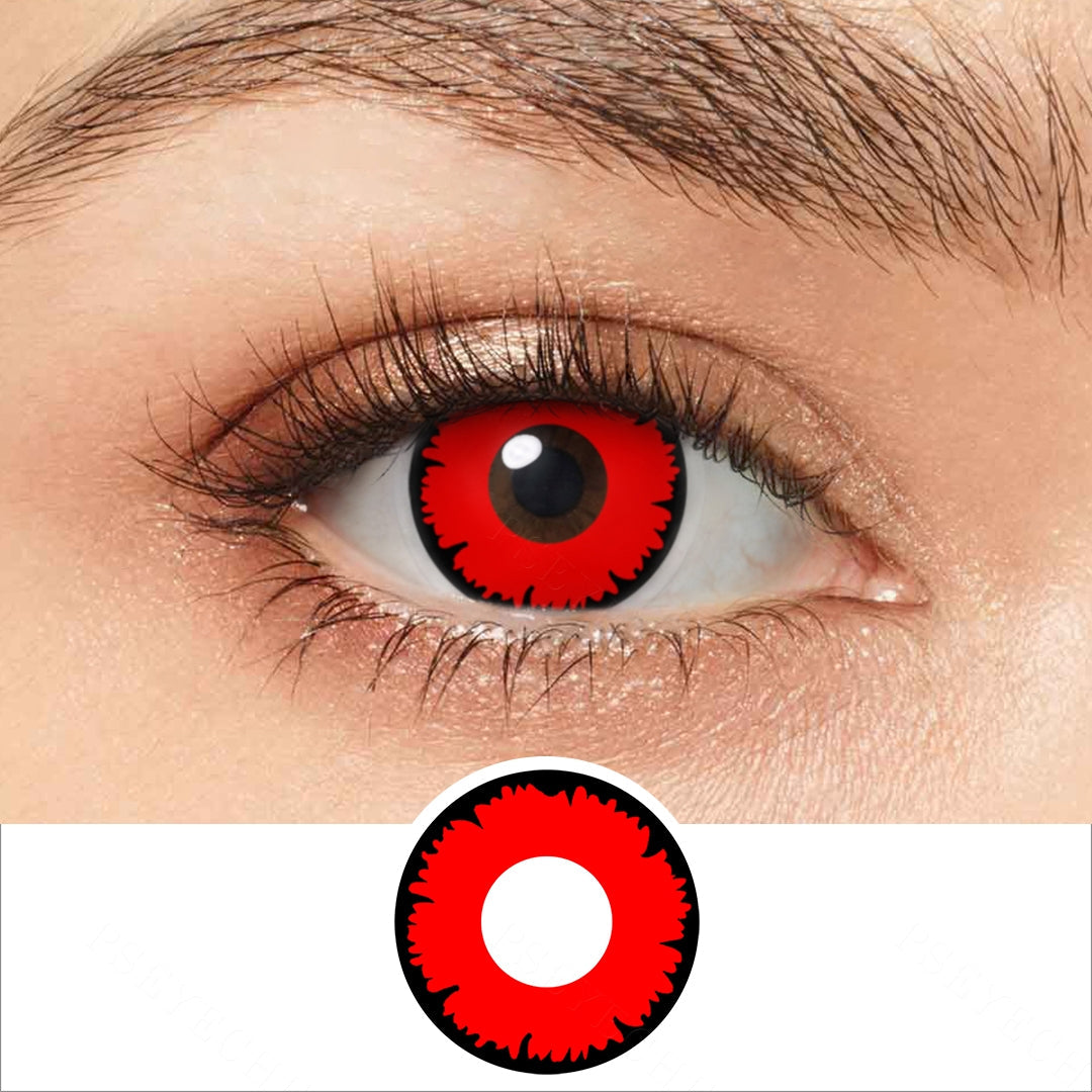 Angelic Red Contact Lenses Main image