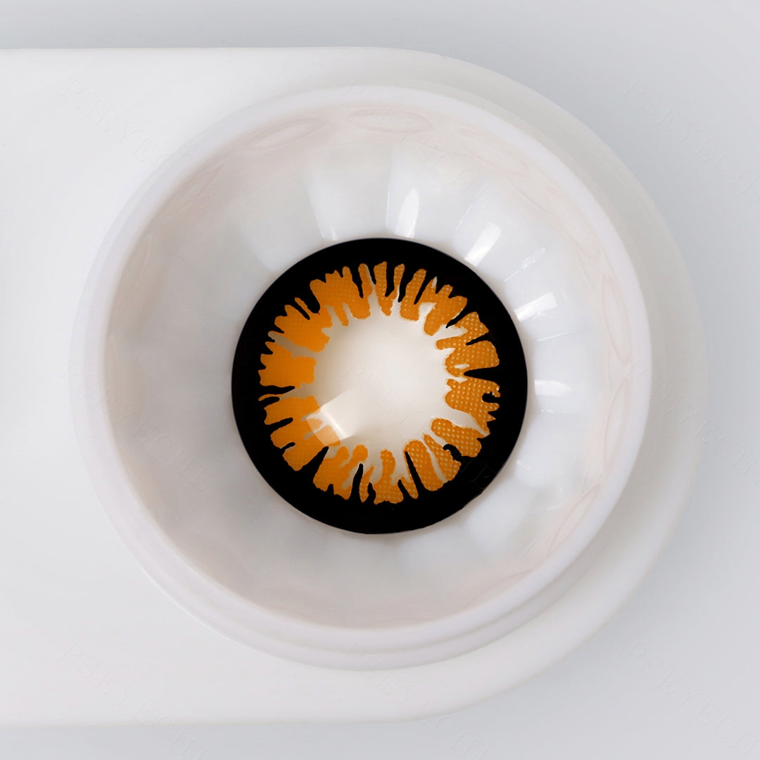 Glamor Orange Contact Lenses