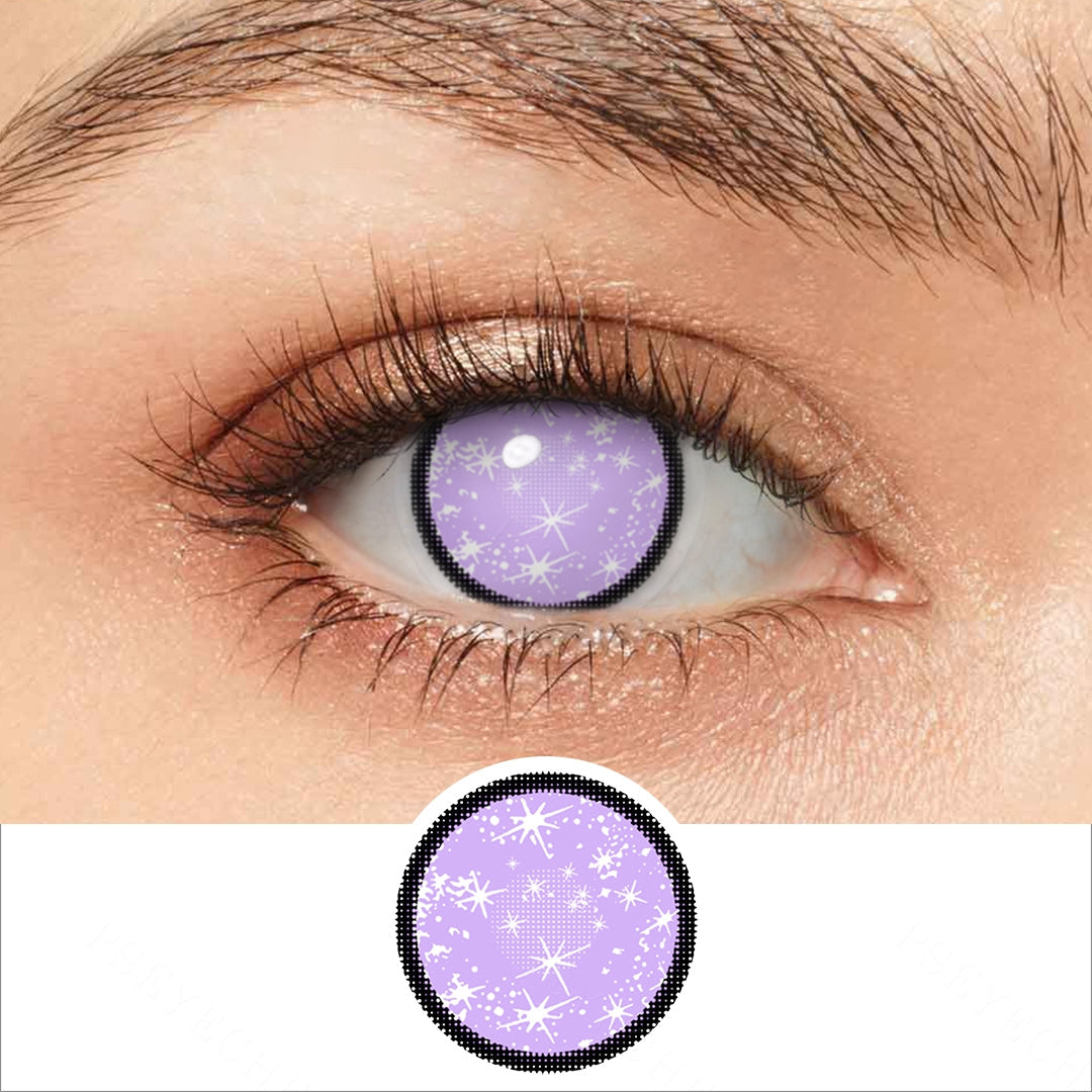 Kokomi Cosplay Violet Galaxy Contacts Main image