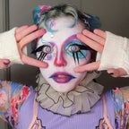 Kokomi Cosplay Violet Galaxy Contacts