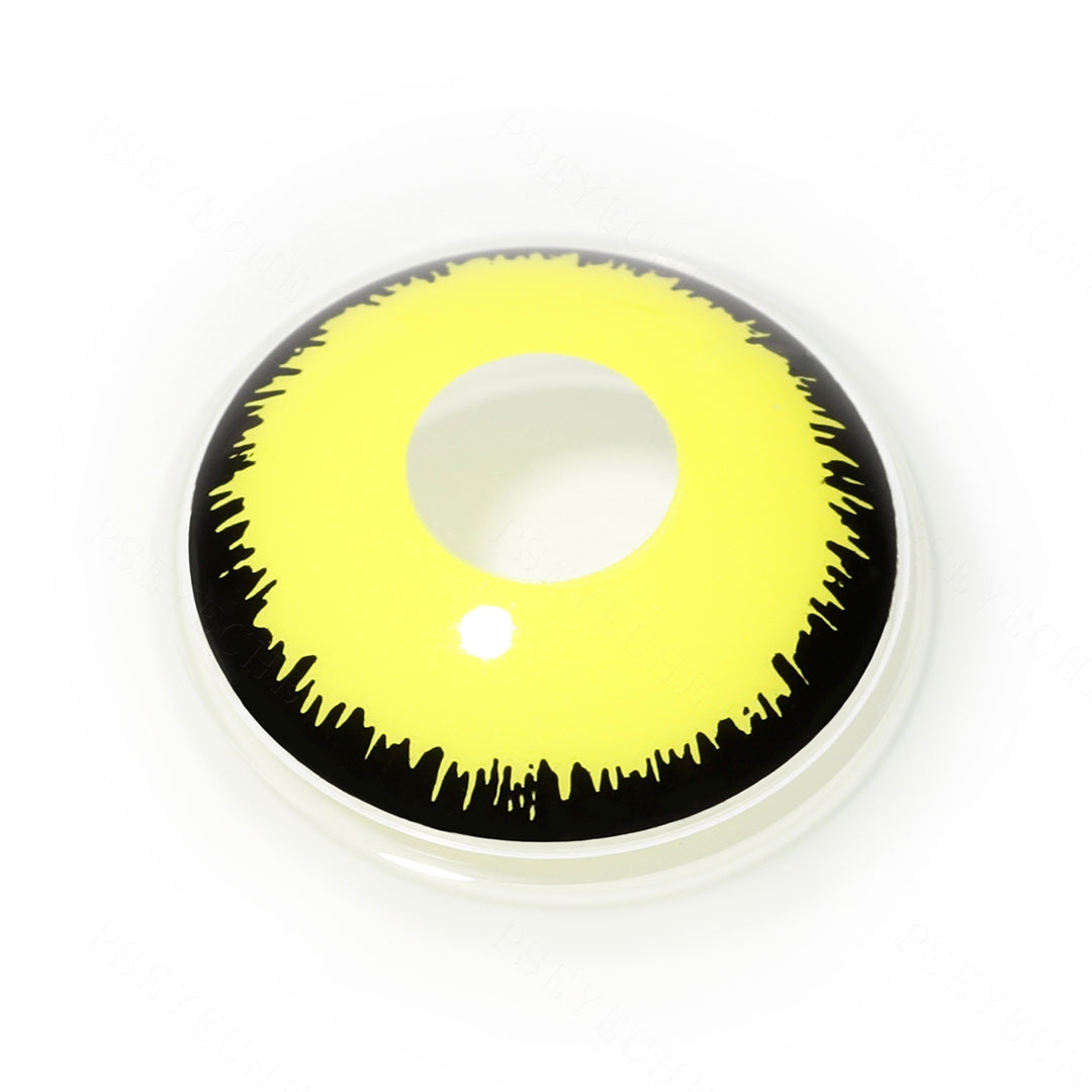 Zenitsu Eyes Bright Yellow Contacts Secondary image