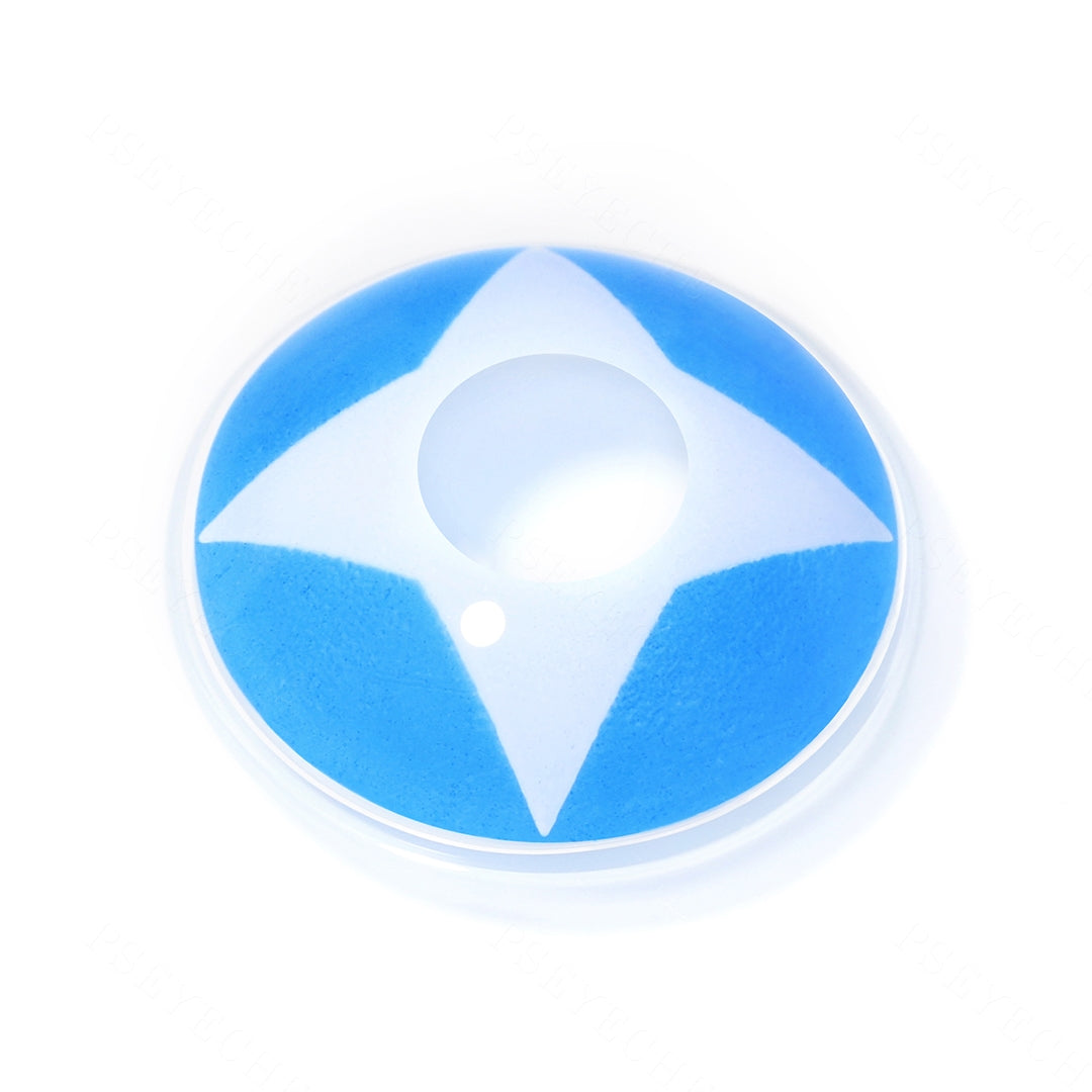 Sky Blue Four-pointed Star Contacts Secondary image