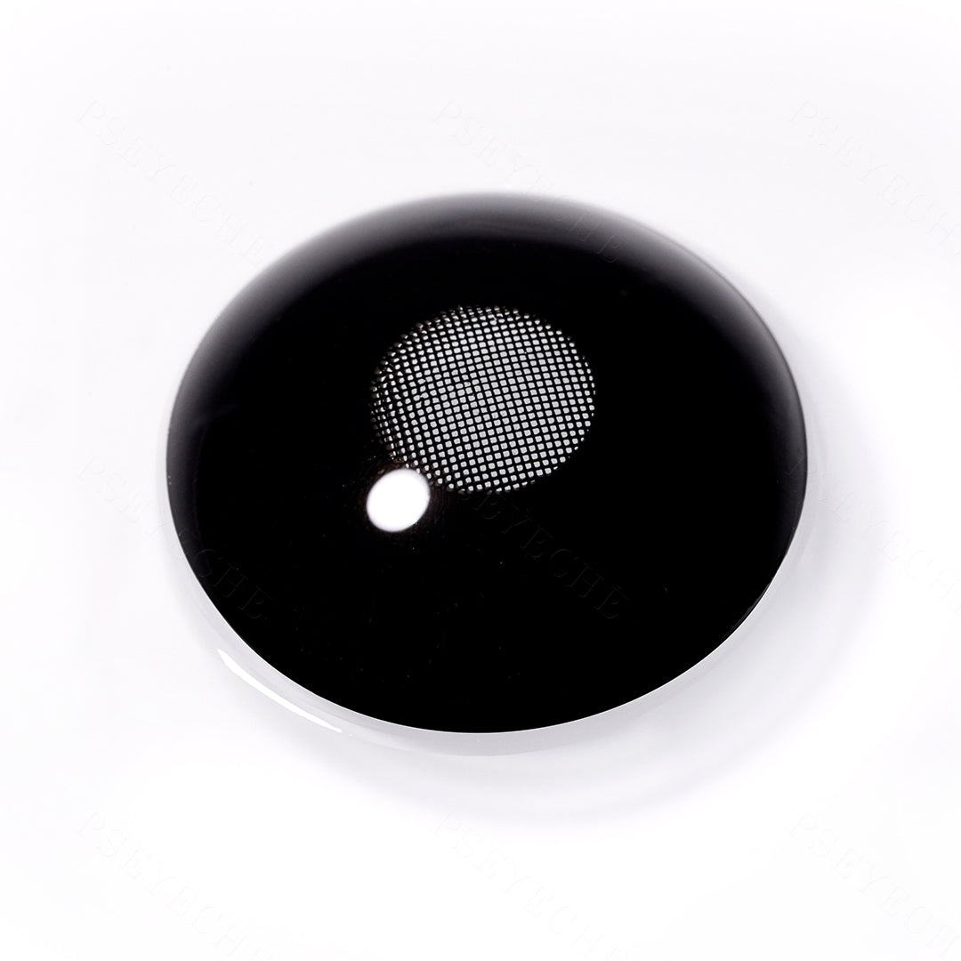 Black Mesh Pupil Contact Lenses Secondary image