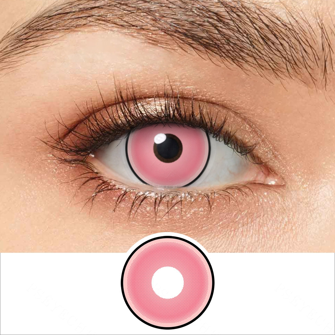Pink Nezuko Eye Contacts Main image