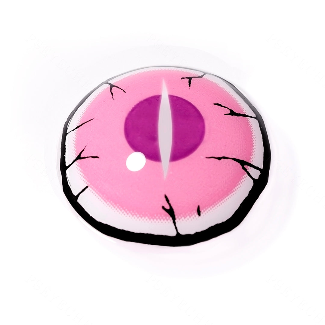 Pink Nezuko Demon Eye Contacts Secondary image