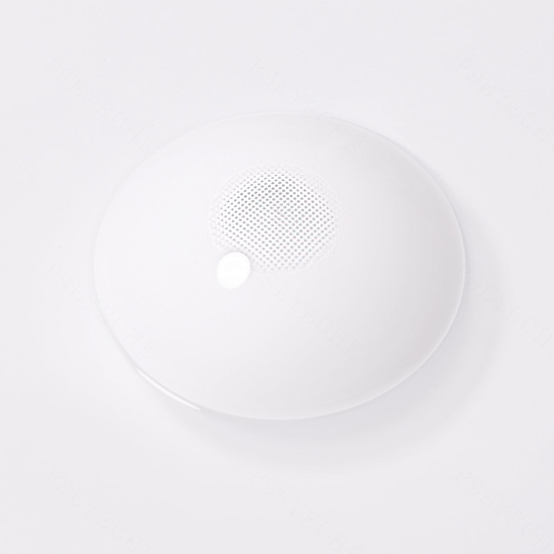 White Mesh Pupil Contact Lenses Secondary image