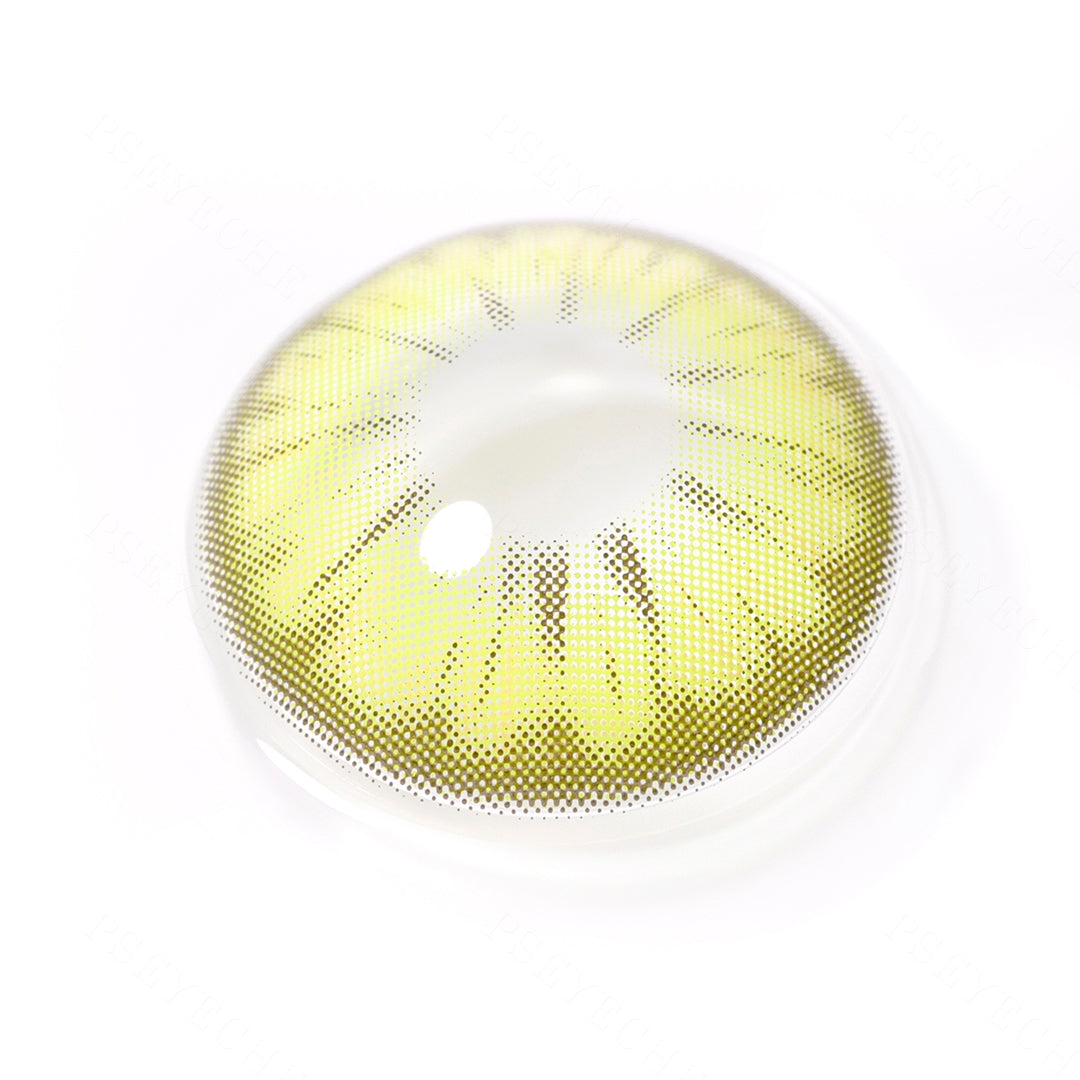 Yellow Avatar Contact Lenses Secondary image