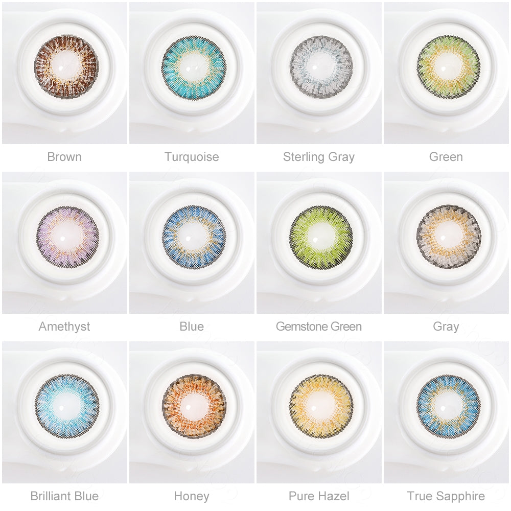 Colored Contact Lenses 12 Colors Available