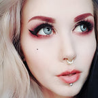 Black Spiral Contacts